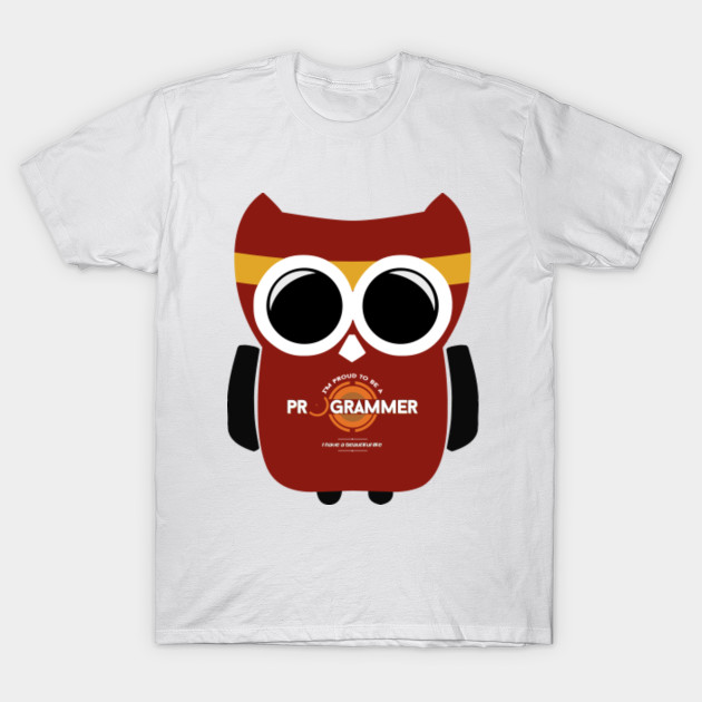 Programmer T-shirt - Owl Programmer T-Shirt-TOZ